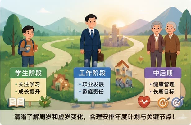 年龄与人生阶段规划